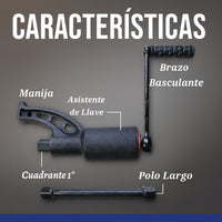 Multiplicador de Fuerza Industrial – 4800Nm | Kit Completo con Copas, Adaptador y Maletín miniatura 13