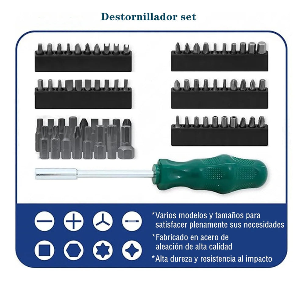Set de Herramientas de 216 Piezas CR-V Originales GERMANY - 9