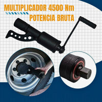 Multiplicador de Fuerza Industrial – 4800Nm | Kit Completo con Copas, Adaptador y Maletín miniatura 16