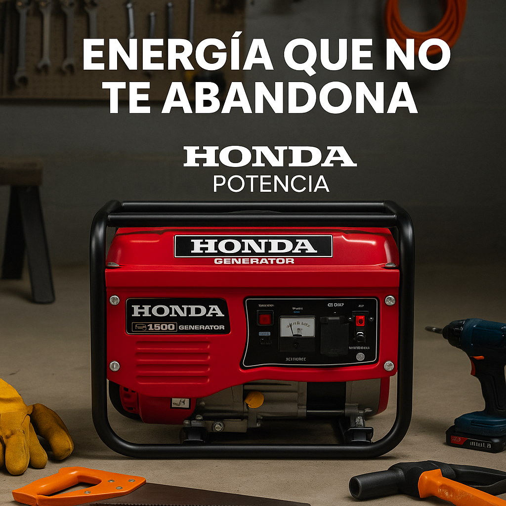 ⚡ PLANTA GENERADORA HONDA 1500W – MODELO HZ1500 (SIN ESCOBILLAS)