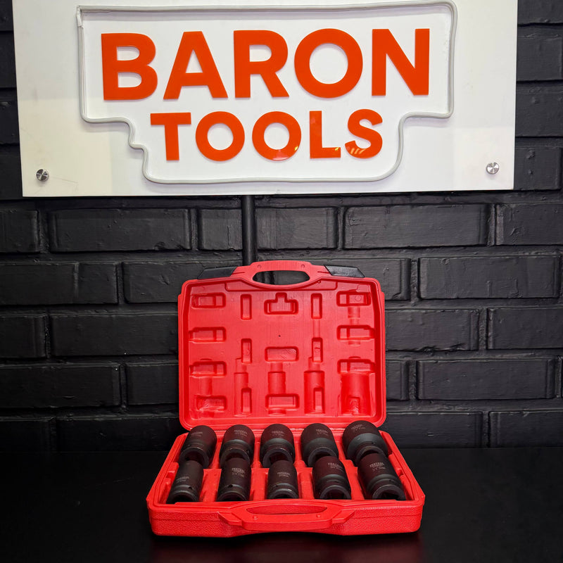 Juego de 10 Copas de Impacto Cr-V 3/4" TEKTOOL - 21 a 41mm foto 12