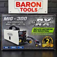 Soldadora Inversora RX Max Power MIG-300 Blanca 300A — MIG · MMA · Lift TIG | 110V/220V - 2 Años de Garantia miniatura 6