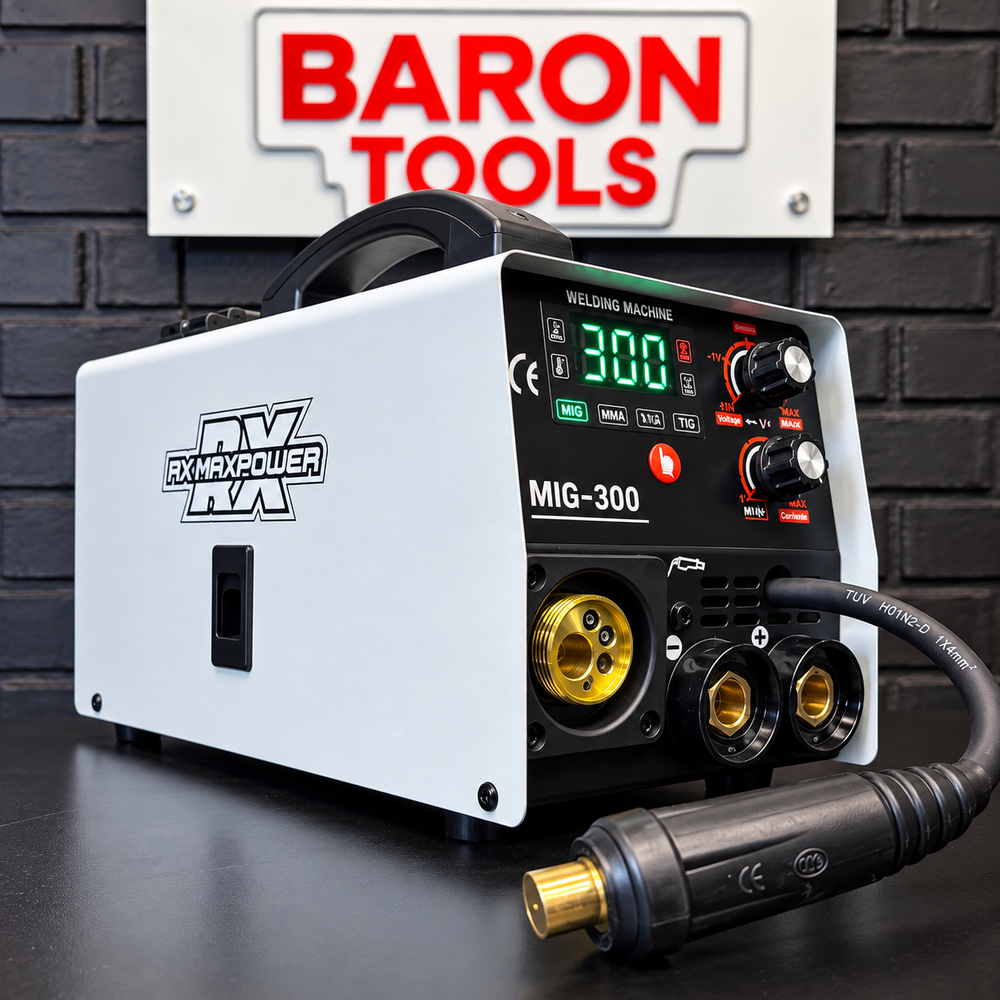 Soldadora Inversora RX Max Power MIG-300 Blanca 300A — MIG · MMA · Lift TIG | 110V/220V - 2 Años de Garantia - 10