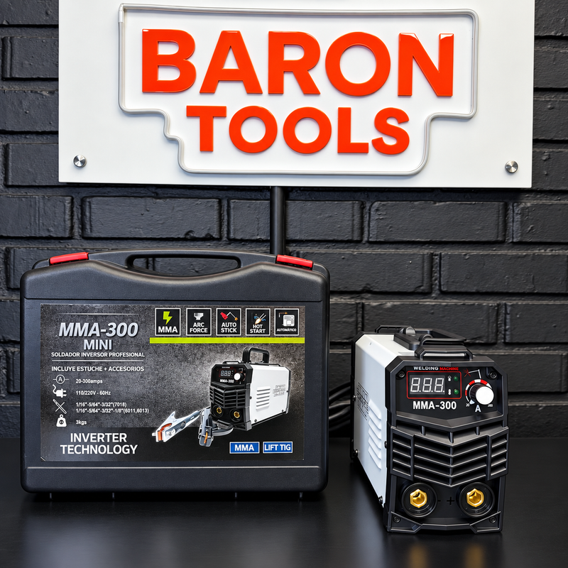 Soldador Inversor 300 AMP | MMA + LIFT TIG | Quema 6011, 6013 y 7018 | Bifásico 110V/220V | 2 Años de Garantía foto 9