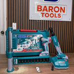 Combo Inalámbrico 3 en 1 TOTAL 20V Industrial — Impacto 500Nm + Ratchet + Lámpara miniatura 6