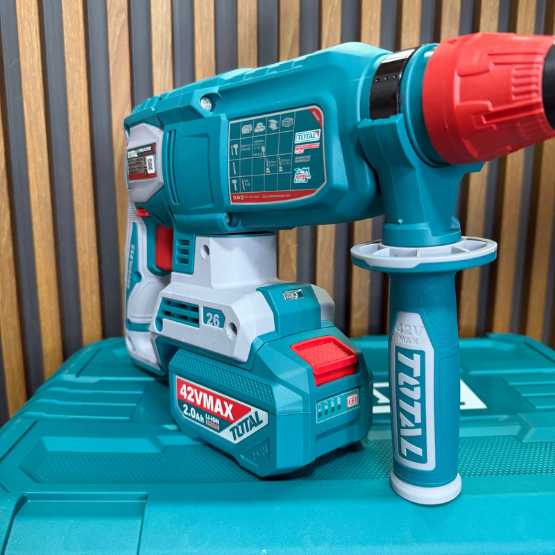 Rotomartillo Inalámbrico TOTAL 42V SDS Plus Industrial — 2.5 J foto 6