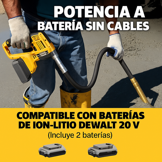 Vibrador de Hormigón Inalámbrico 20 V Dewalt