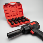 Juego de 10 Copas de Impacto Cr-V 3/4" TEKTOOL - 21 a 41mm miniatura 2