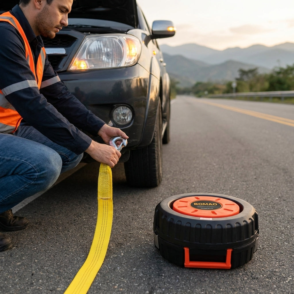 Kit de Carretera BOMAO 14 Piezas — Estuche Tipo Llanta - 5