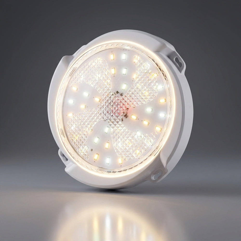 Lampara Solar LED de Techo 40W con Control Remoto y 3 Tonos de Luz - 6