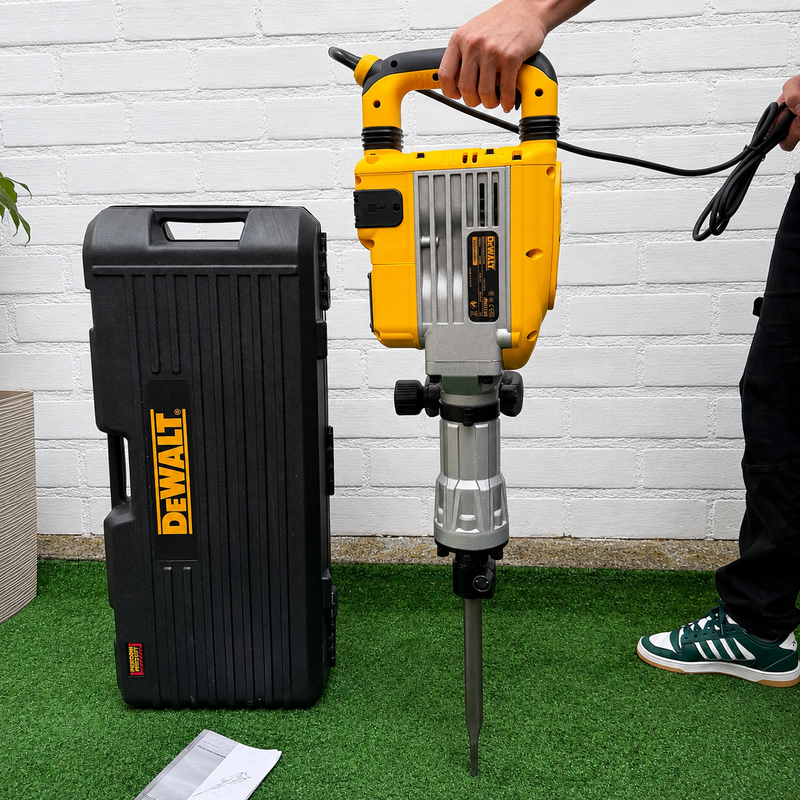Demoledor Industrial DeWALT 60J – 2850W | HEX 30 mm con Maletín y 2 Cinceles foto 6