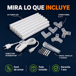 Luces LED Hexagonales · 5 Hexágonos · 3 Colores (3000K/4000K/6500K) · Detailing, Taller y Gimnasio · Garantía 1 año miniatura 7