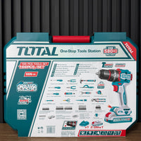 Kit de Herramientas TOTAL 166 Piezas con Taladro Brushless 20V miniatura 7