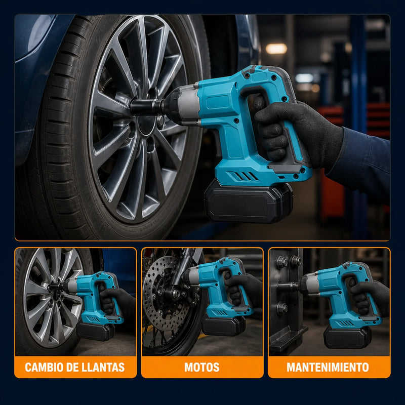 Llave de Impacto Makita 900 Nm Brushless 128V 1/2" — 2 Baterías 8.0 Ah | 1 Año de Garantía foto 4