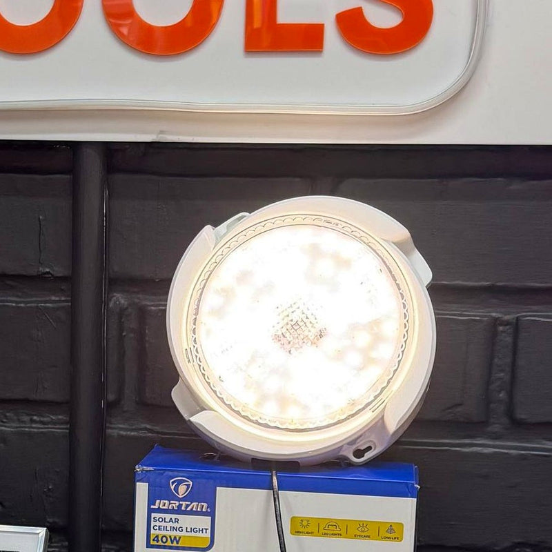 Lampara Solar LED de Techo 40W con Control Remoto y 3 Tonos de Luz foto 9