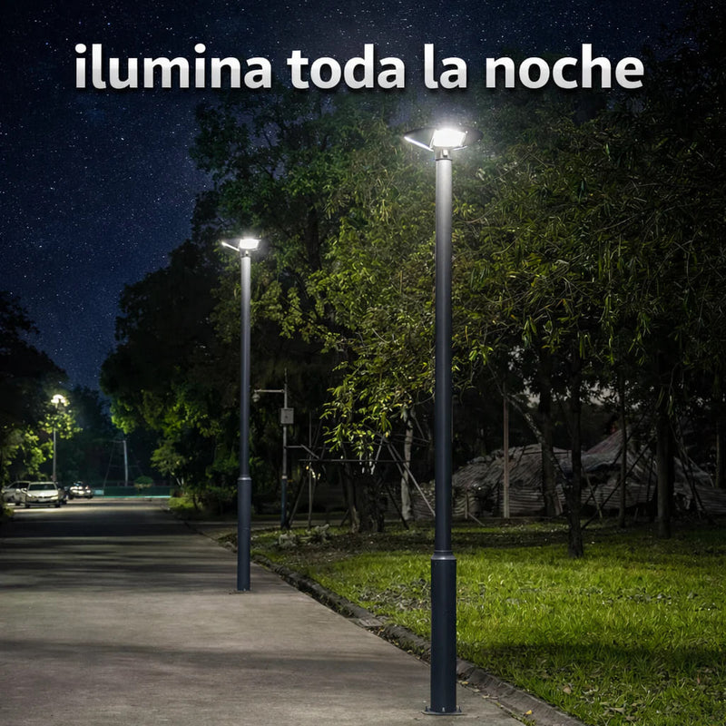Lámpara Solar UFO 200W · 3 Panel integrado· Control Remoto y Sensor de Movimiento · IP65 · Garantía 1 año foto 6