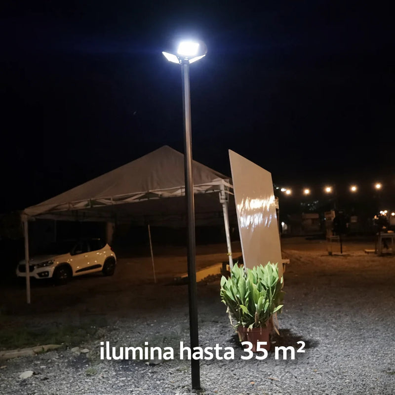 Lámpara Solar UFO 200W · 3 Panel integrado· Control Remoto y Sensor de Movimiento · IP65 · Garantía 1 año foto 5