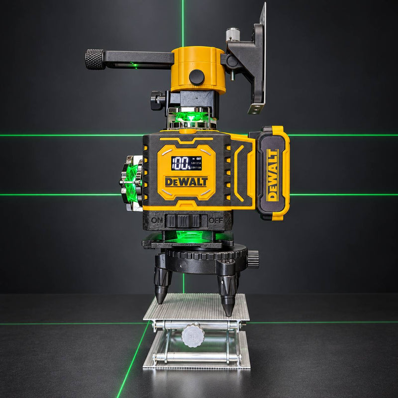 Nivel Láser DeWALT 16 Líneas Verdes 4x360° – Autonivelante con accesorios foto 9