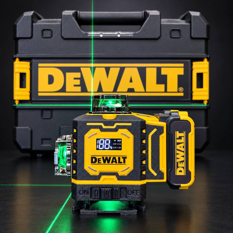 Nivel Láser DeWALT 16 Líneas Verdes 4x360° – Autonivelante con accesorios foto 7