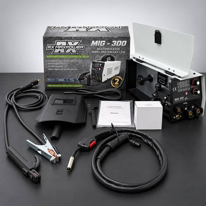 Soldadora Blanca RX MAX POWER 300AMP in Gas) – Garantía 2 años Procesos MMA - MIG - TIG - Soldadura revestida foto 4