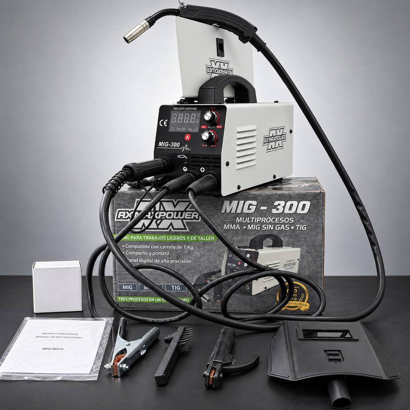 Soldadora Blanca RX MAX POWER 300AMP in Gas) – Garantía 2 años Procesos MMA - MIG - TIG - Soldadura revestida foto 7