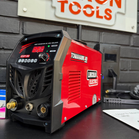 Cortador de Plasma Lincoln CUT-50 | 110/220 V | 50 A | Corta hasta 12 mm | 1 Año de Garantía