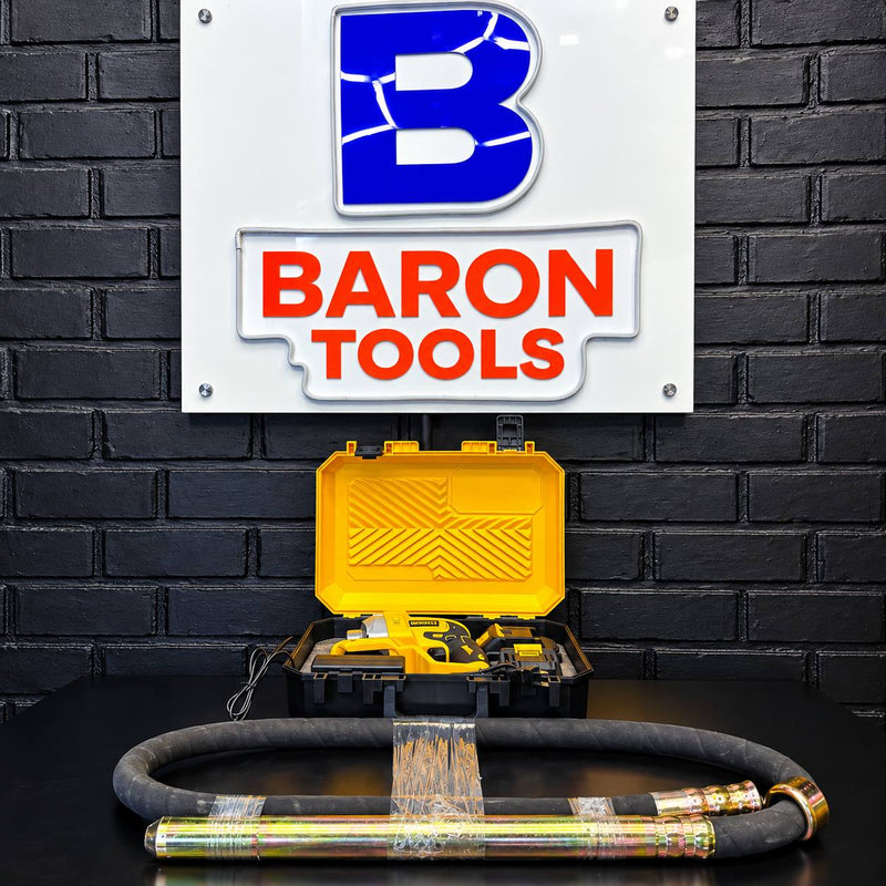 Vibrador de Concreto Inalámbrico DeWALT Brushless 3.500 RPM | 2 Baterías 128V | Manguera de 2 m | 1 Año de Garantía foto 8