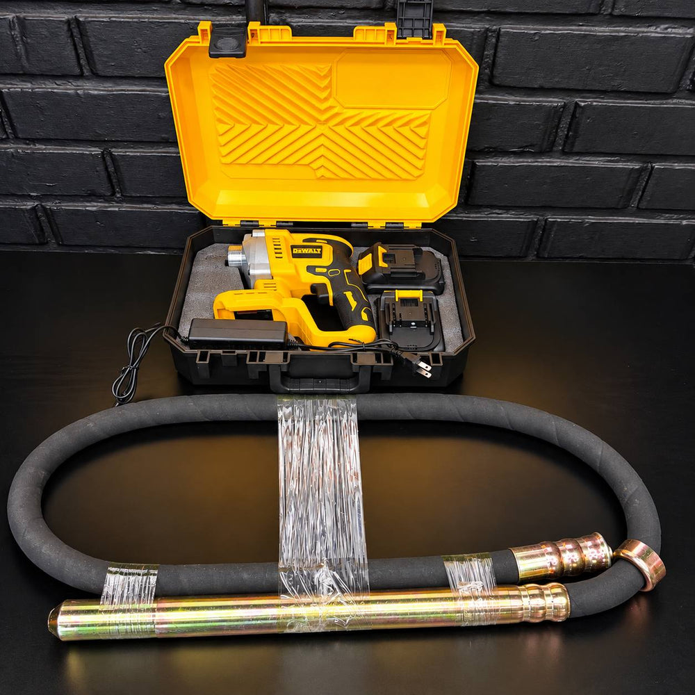 Vibrador de Concreto Inalámbrico DeWALT Brushless 3.500 RPM | 2 Baterías 128V | Manguera de 2 m | 1 Año de Garantía - 7