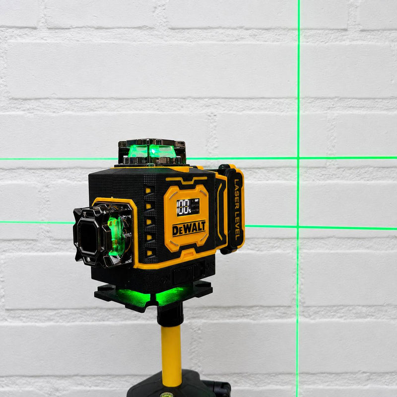 Nivel Láser DeWALT 16 Líneas Verdes 4x360° – Autonivelante con Trípode y Maletín foto 6