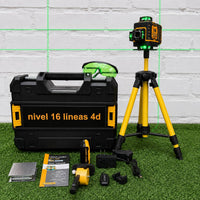 Nivel Láser DeWALT 16 Líneas Verdes 4x360° – Autonivelante con Trípode y Maletín miniatura 9