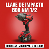 Llave de Impacto Original - Stone Tools -  Inalámbrica 800 Nm 1/2" Brushless miniatura 1