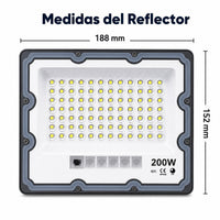 Reflector Solar CEB 200W Reales · Certificado RETILAP  · Garantía 2 años miniatura 8