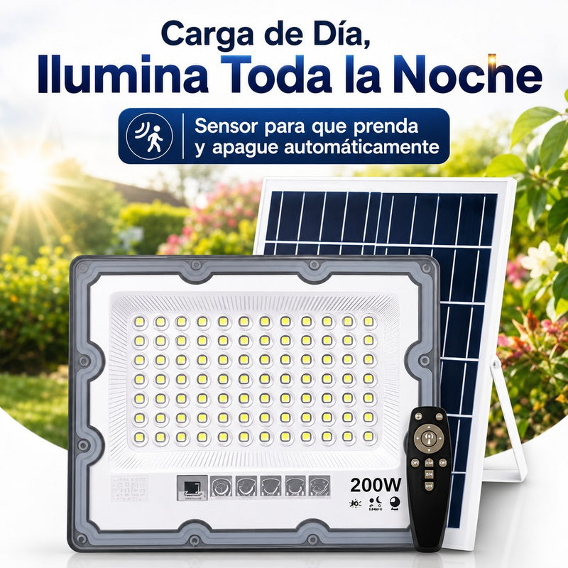 Reflector Solar CEB 200W Reales · Certificado RETILAP  · Garantía 2 años foto 3