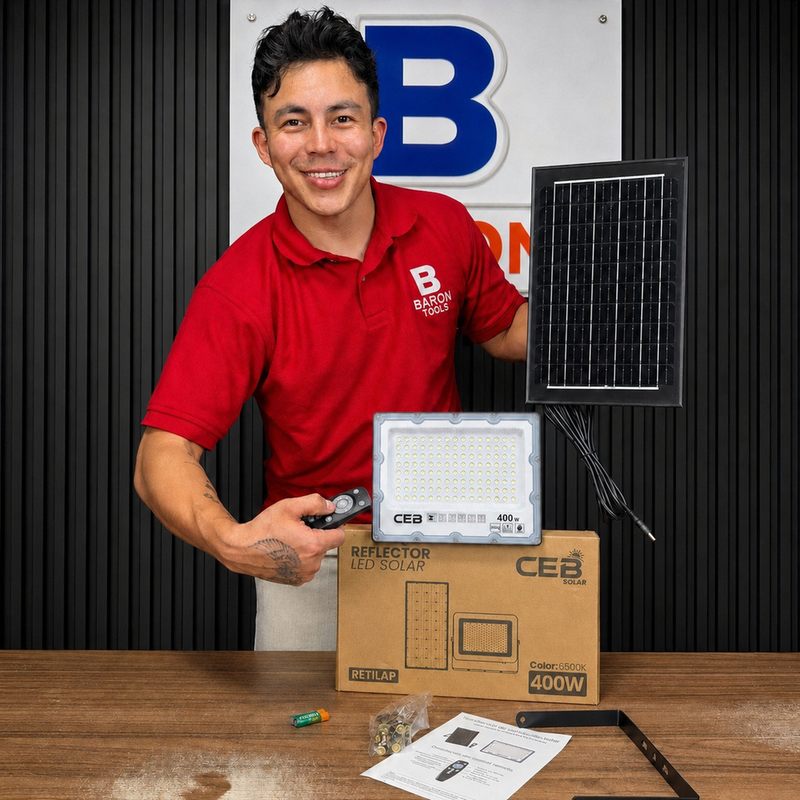 Reflector Solar CEB 400W Reales · Certificado RETILAP · Garantía 1 año foto 6