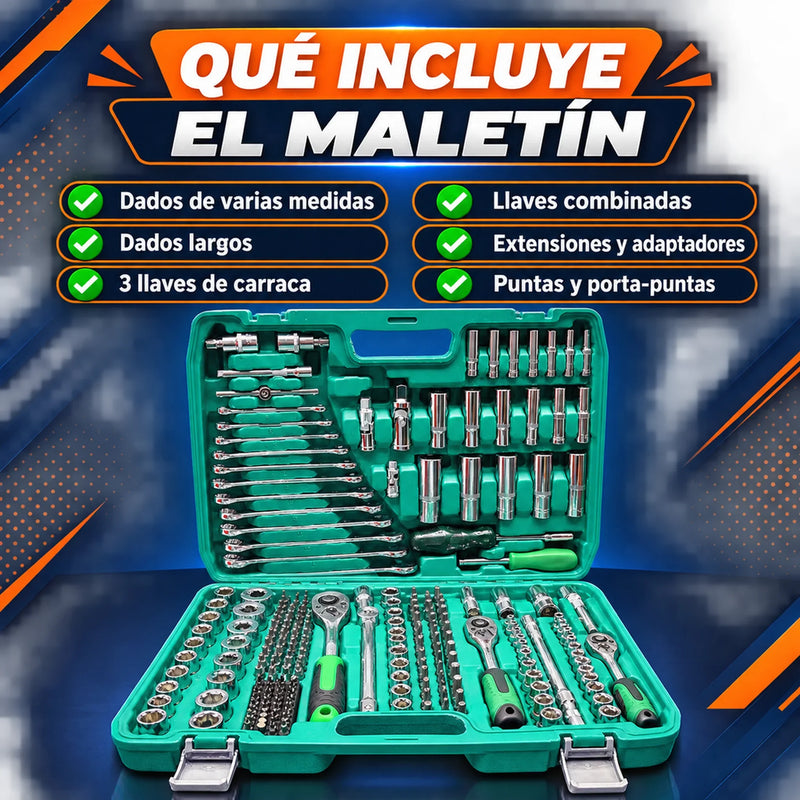 Set de Herramientas PROTOOL 216 Piezas Cr-V — Maletín Organizador | 1 Año de Garantía foto 5