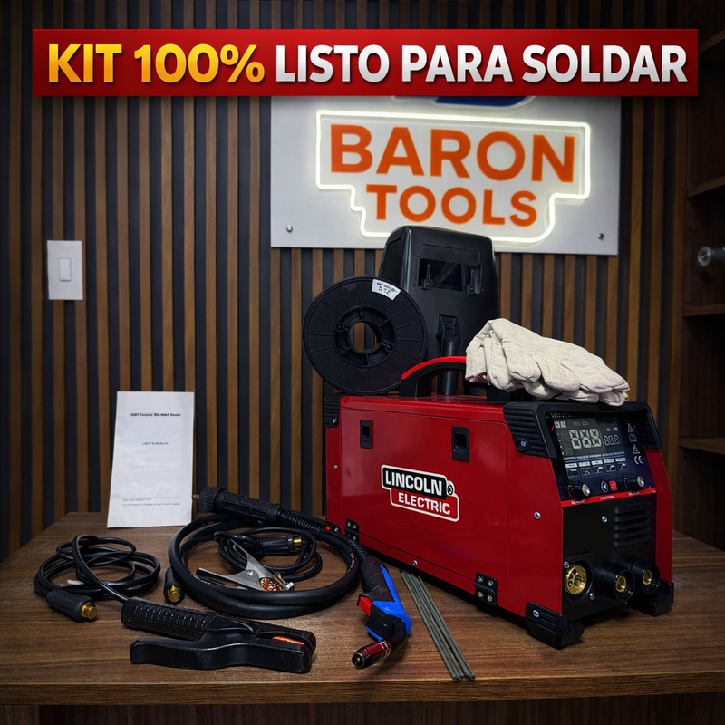 Soldadora Multiproceso 580A MIG/MMA/TIG — Carrete 5kg foto 7
